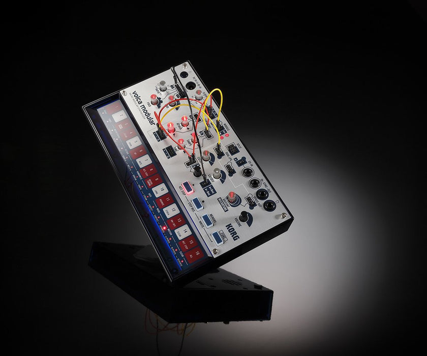 Semi-modular synthesizer Korg - Volca Modular, 16 keys, black