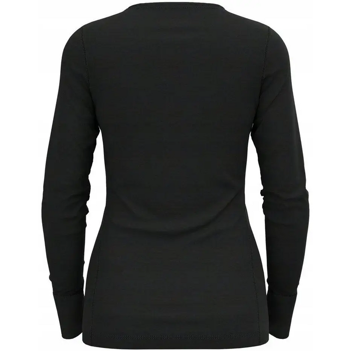 Koszulka damska Odlo BL TOP crew neck l/s MERINO 200 roz. S Czarna - Thermoactive underwearODM-BTE<<<Military