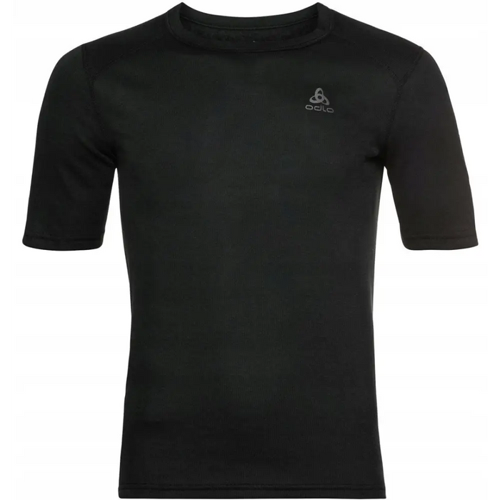Koszulka męska Odlo BL TOP crew neck s/s ACTIVE WARM ECO roz. L Czarna - Thermoactive underwearODM-BTE<<<Military