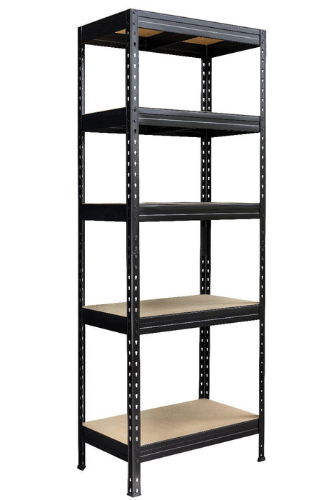 METAL RACK 180X75X35 5X150KG BLACK