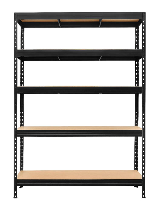 METAL RACK 180X120X45 5X275KG BLACK