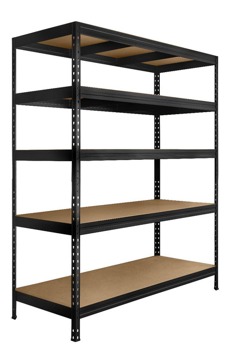 METAL RACK 180X180X60 5X250KG BLACK