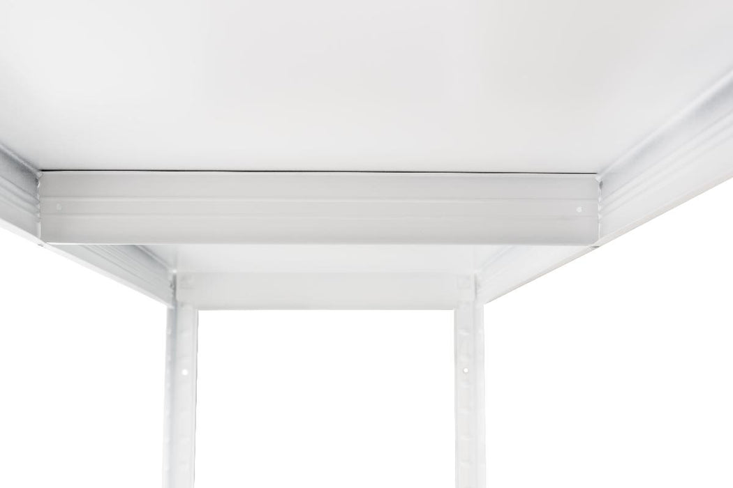 METAL RACK 180X90X40 5X130KG WHITE