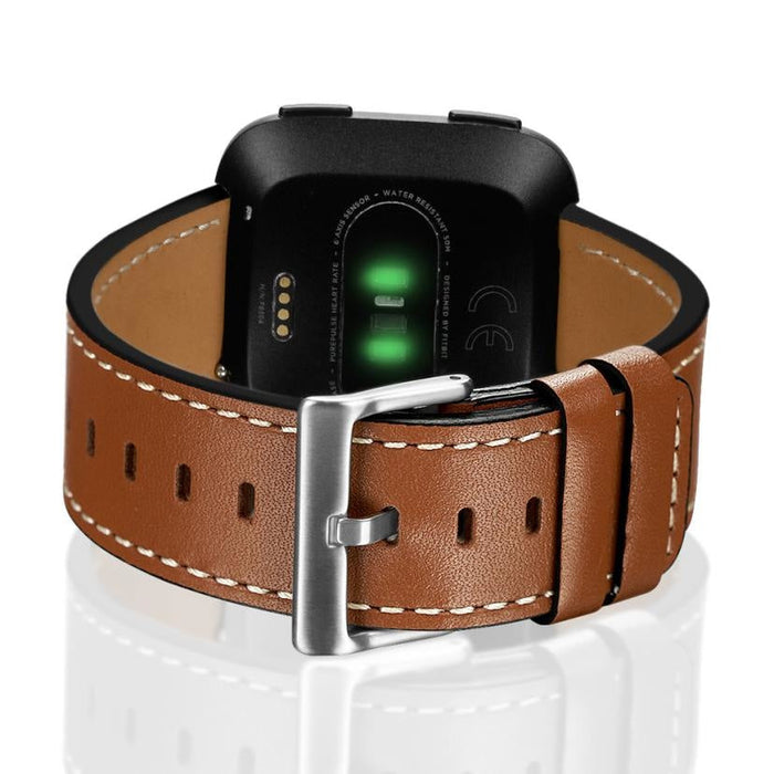 Leather strap with classic clasp Fitbit / Fitbit Versa