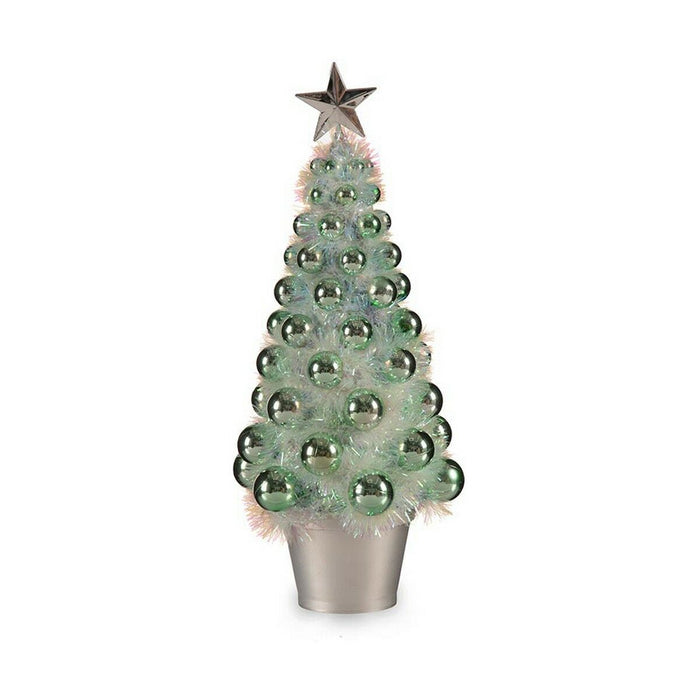 Christmas Tree Krist+ Green polypropylene PET Plastic Iridescent 16 x 37,5 x 16 cm