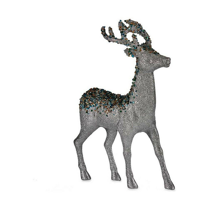 Christmas Reindeer Krist+ Blue Golden Silver Reindeer 15 x 45 x 30 cm