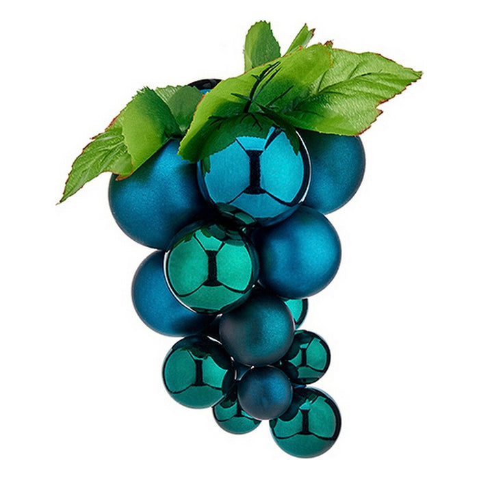 Christmas Bauble Krist+ Blue Plastic Grapes Small