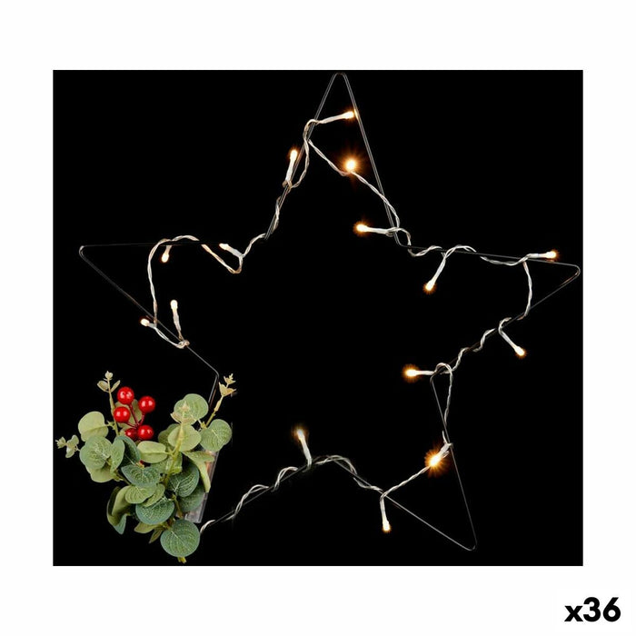 Christmas star Krist+ Black Red Green 45 x 45 x 5 cm LED Light (36 Units)