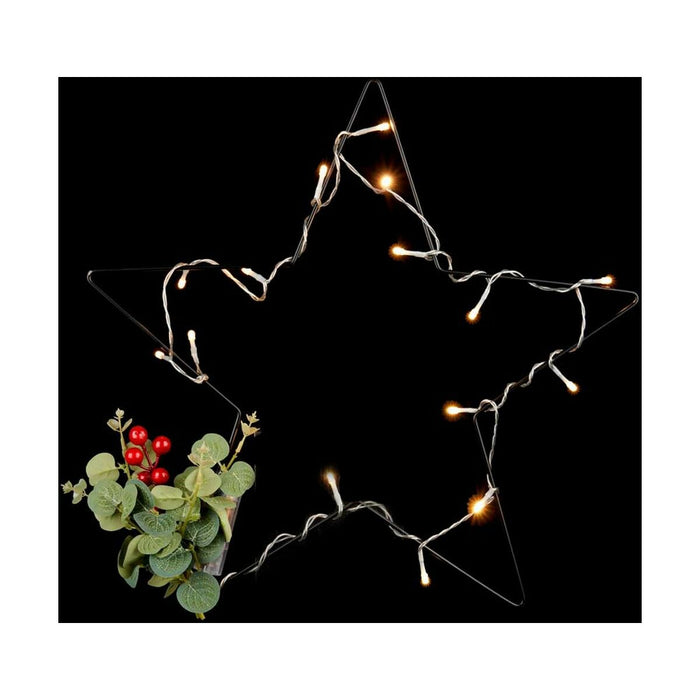 Christmas star Krist+ Black Red Green 45 x 45 x 5 cm LED Light (36 Units)