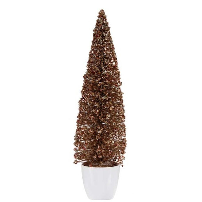 Christmas Tree Krist+ Bronze Golden Plastic Christmas Tree 10 x 38 x 10 cm (6 Units)