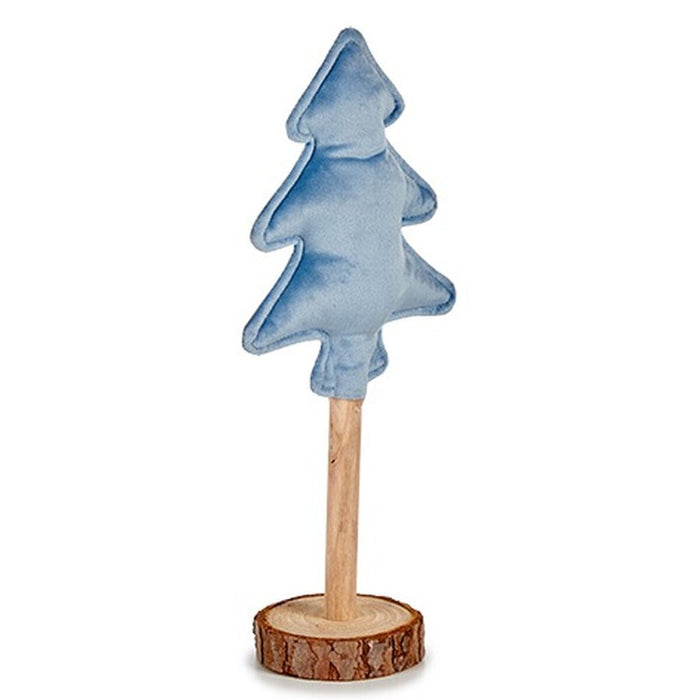 Christmas Tree Krist+ Blue Polyester Wood 9,5 x 32 x 13 cm (12 Units)