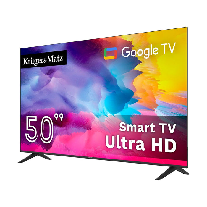 Krüger&Matz KM0250UHD-G 126 cm (50") UHD Smart TV Wi-Fi Black