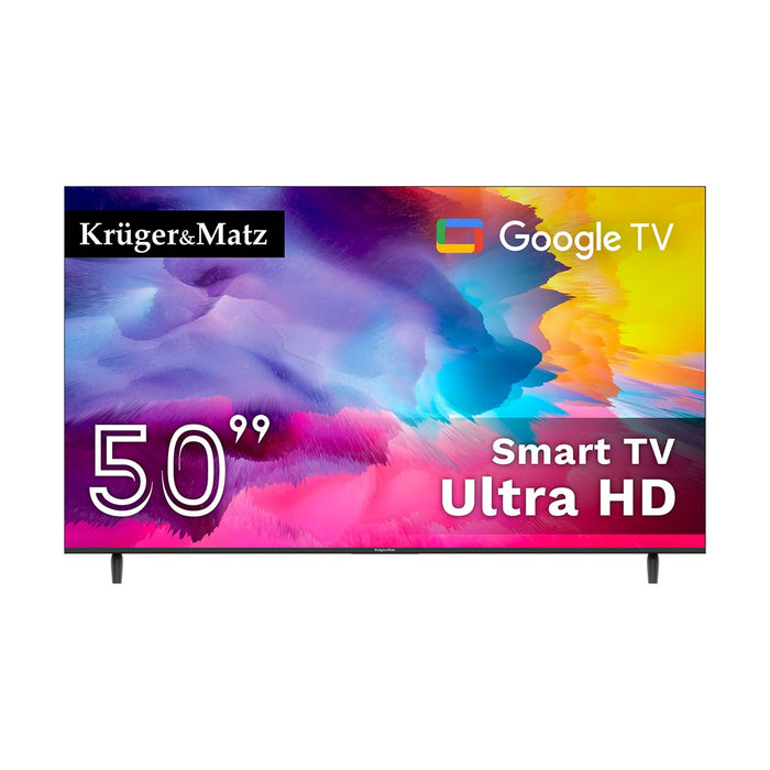 Krüger&Matz KM0250UHD-G 126 cm (50") UHD Smart TV Wi-Fi Black