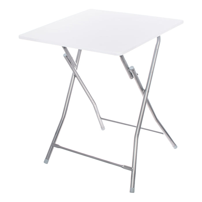 FOLDING TABLE KTN 60X60X75 CM. WHITE TOP