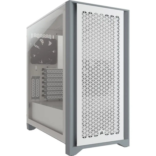 Кутия Corsair 4000D Airflow Mid Tower Tempered Glass Бяла - Кутии за компютри<<<Компютърни компоненти<<<ValiAPI