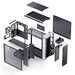 Кутия Jonsbo D500 TG Full Tower Сив - Кутии за компютри<<<Компютърни компоненти<<<ValiAPI