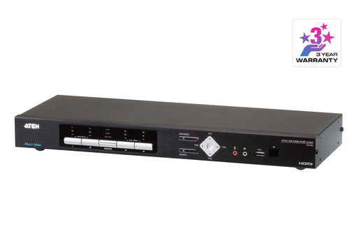 KVM switch ATEN CM1284-AT-G 4 ports USB 4K HDMI Multi-View - KVM Суичове<<<Мрежово оборудване<<<ValiAPI