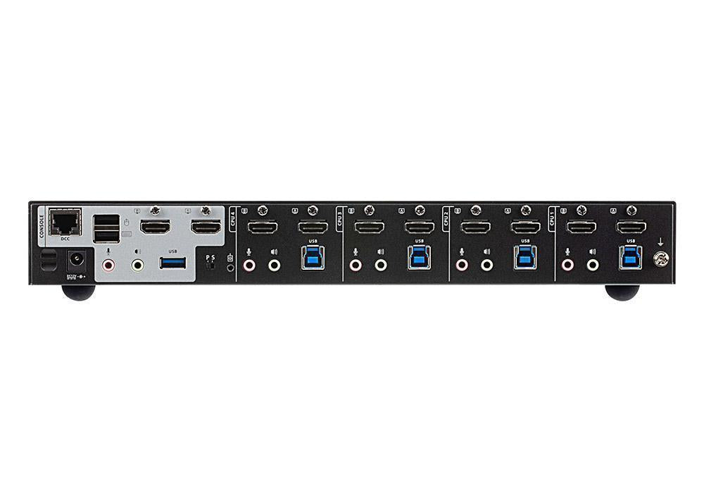 KVM switch ATEN CS1844-AT-G 4 USB 3.0 ports For 2 HDMI monitors - KVM Суичове<<<Мрежово оборудване<<<ValiAPI