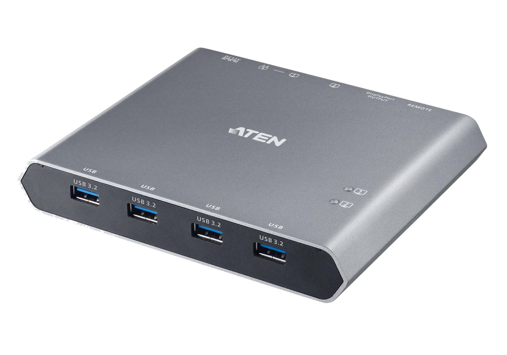 KVM Switch ATEN US3311 2-Port 4K DisplayPort USB-C (Supports up to 8K) - KVM Суичове<<<Мрежово оборудване<<<ValiAPI