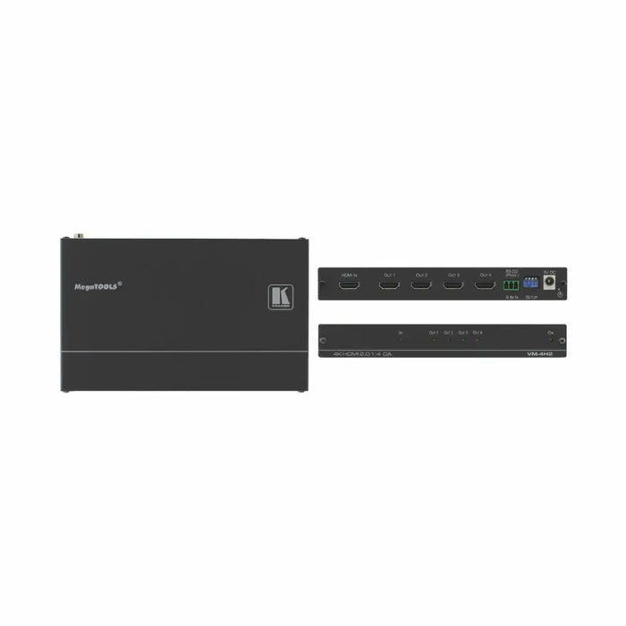 KVM switch Kramer VM-4H2 Black - Компютър Кабели и адаптери<<<Компютри| Електроника<<<BigBuy&&&Адаптери<<<Компютър