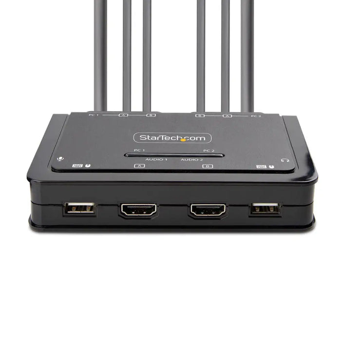 KVM switch Startech C2-DH46-UA2-CBL-KVM 1,5 m - Компютър Кабели и адаптери<<<Компютри| Електроника<<<BigBuy&&&Switch