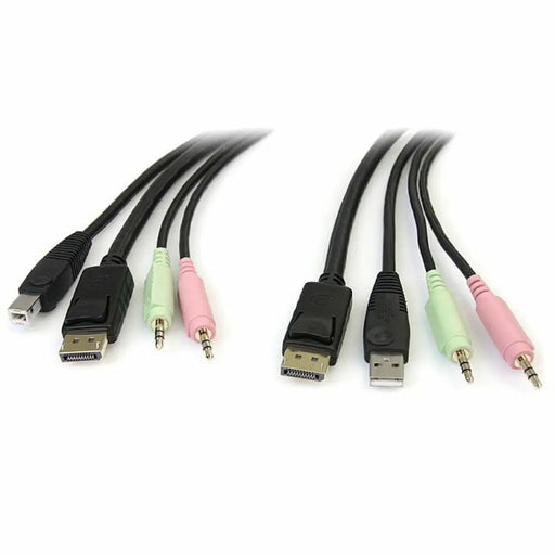 KVM switch Startech DP4N1USB6 - Компютър Кабели и адаптери<<<Компютри| Електроника<<<BigBuy&&&Switch KVM<<<Компютър