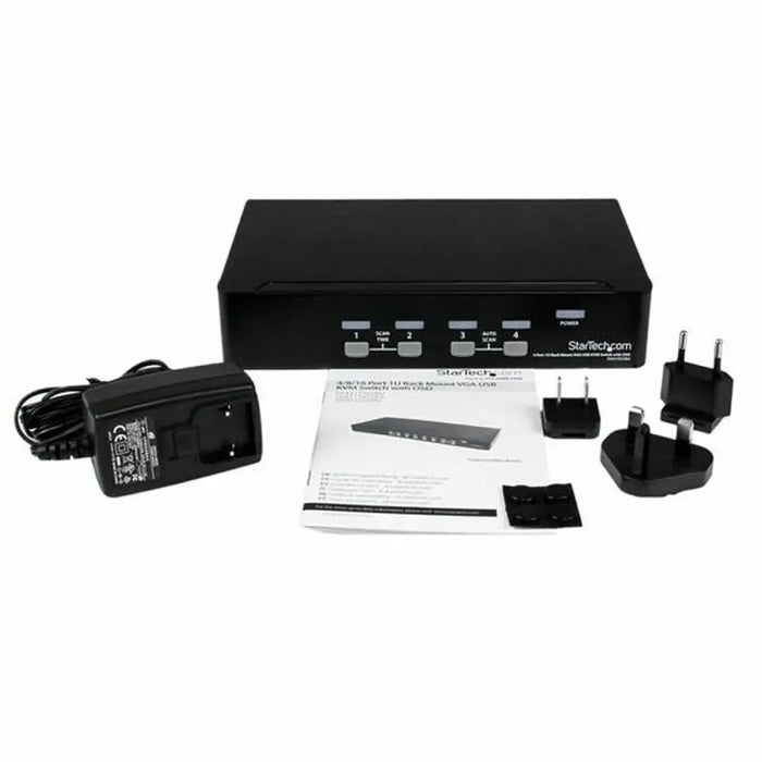 KVM switch Startech SV431DUSBU - Компютър Кабели и адаптери<<<Компютри| Електроника<<<BigBuy&&&Switch KVM<<<Компютър