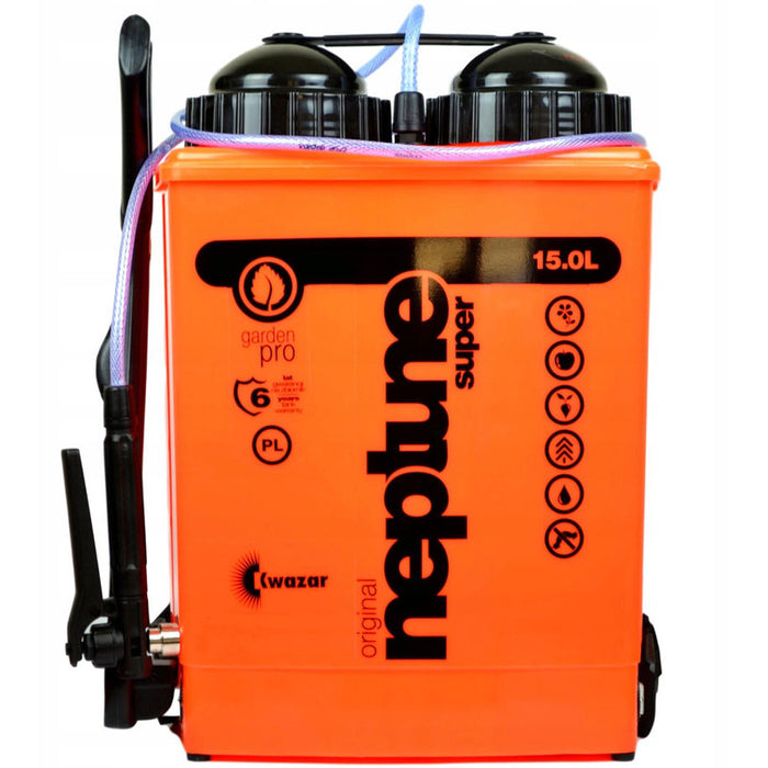 HAND BACK SPRAYER 15 LITERS KWAZAR NEPTUNE SUPER