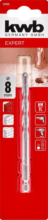 STONE/BRICK DRILL BIT HEX 8MM KWB