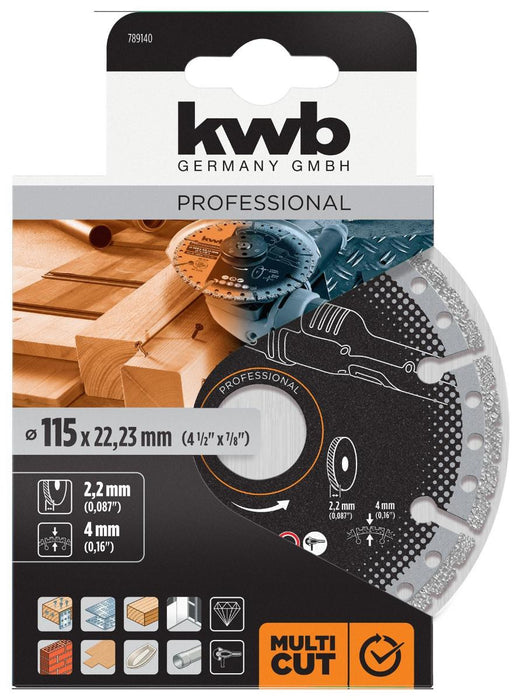 DIAMOND DISC 115MM UNIVERSAL KWB