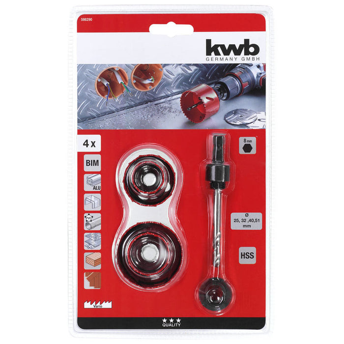 KWB BI-METAL CORONA SET