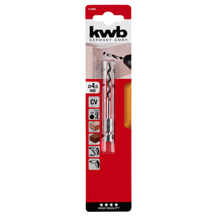 DRILL FOR WOOD KWB 4x43x88