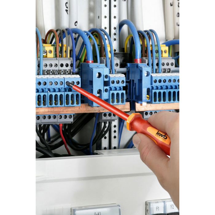 HIGH VOLTAGE SCREWDRIVER SET KWB VDE 1000 V 6 PIECES
