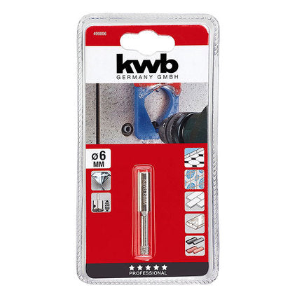 DIAMOND DRILL F 6 MM KWB