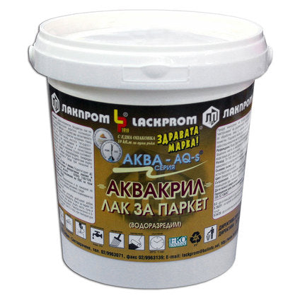 AQUACRYL LACQUER FOR PARQUET WATER DILUTED LACKPROM