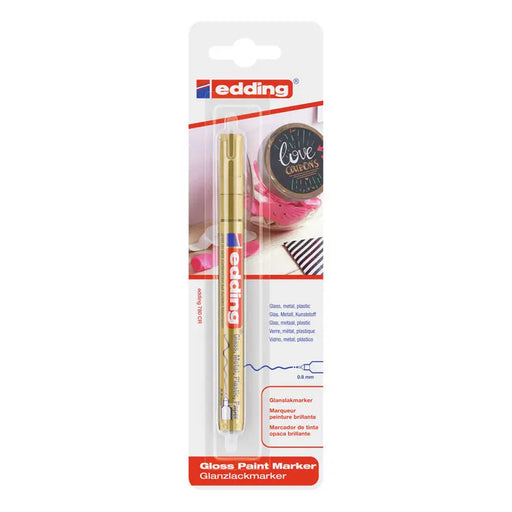 LACQUER MARKER GOLD EDDING - Маркери креди и други<<<Ръчни инструменти<<<Инструменти и