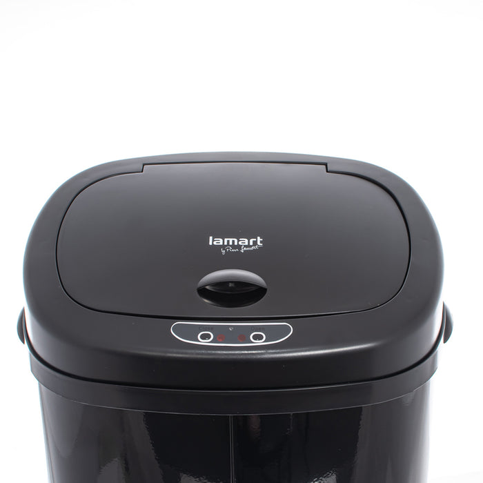 WASTE BIN 42L WITH SENSOR LT8112 BLACK LAMART
