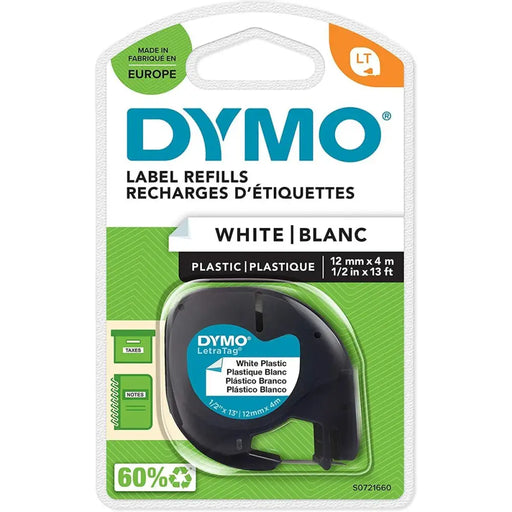Laminated Tape for Labelling Machines Dymo 91221 12 mm - Електроника Периферни и резервни части<<<Компютри|