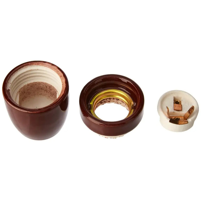 Lamp holder F-line Brown 100 W E27 Vintage - Декорация и Осветление<<<Дом Градина<<<BigBuy&&&Лампи<<<Декорация и
