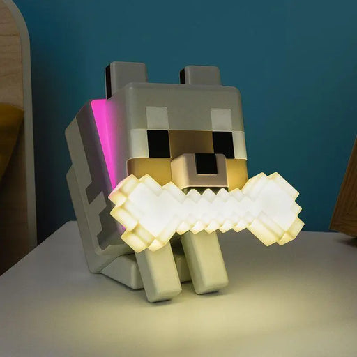 Lamp Paladone Glo Buddies: Minecraft - Wolf Light PP14761MCF - Дрехи и аксесоари<<<Геймърска периферия<<<ValiAPI