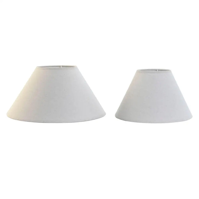 Lamp Shade Home ESPRIT Linen Metal 45 x 45 x 21 cm (2 Units) - Декорация и Осветление<<<Дом