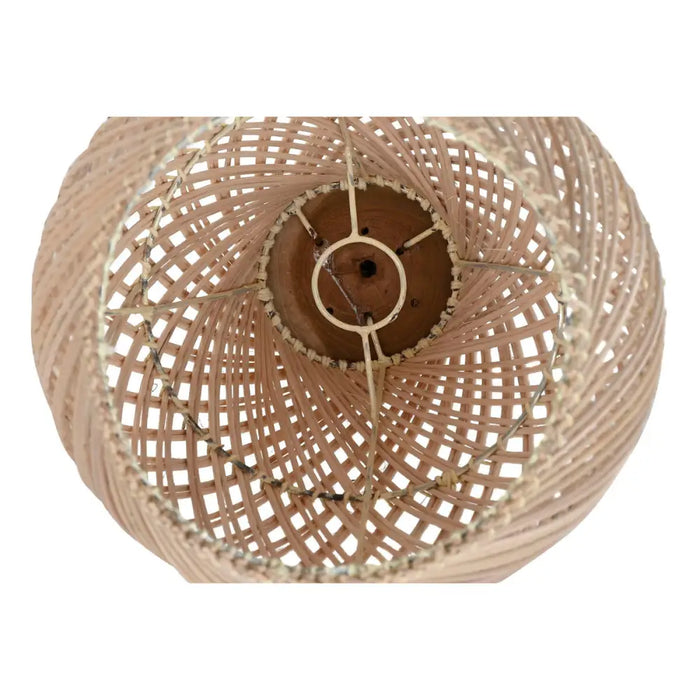 Lamp Shade Home ESPRIT Natural Bamboo Teak 35 x 35 x 85 cm (2 Units) - Декорация и Осветление<<<Дом