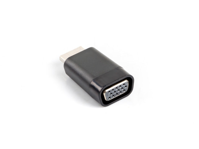 Lanberg adapter HDMI-A (m) -> VGA (f) black - Адаптери<<<LANBERG адаптери конектори и карти<<<LANBERG<<<PolyComp&&&MP3