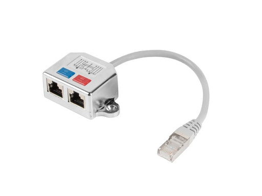Lanberg adapter LAN splitter RJ45 -> 2x RJ45 ftpad-0026-s - Адаптери<<<LANBERG адаптери конектори и