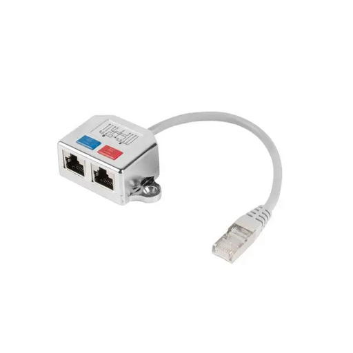 Lanberg adapter LAN splitter RJ45 -> 2x RJ45 ftpad-0026-s - Адаптери<<<LANBERG адаптери конектори и