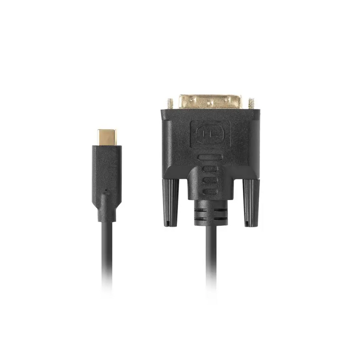 Lanberg CA-CMDV-10CU-0018-BK video cable adapter 1.8 m USB Type-C DVI-D Black - USB cablesAKG-KAB<<<GSM