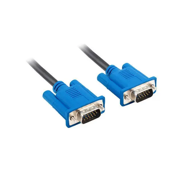 Lanberg CA-VGAC-10CU-0050-BK VGA cable 5 m VGA 15pin Black - VGA cablesKBA-VGA<<<Cables and adaptersKBA<<<ActionPL