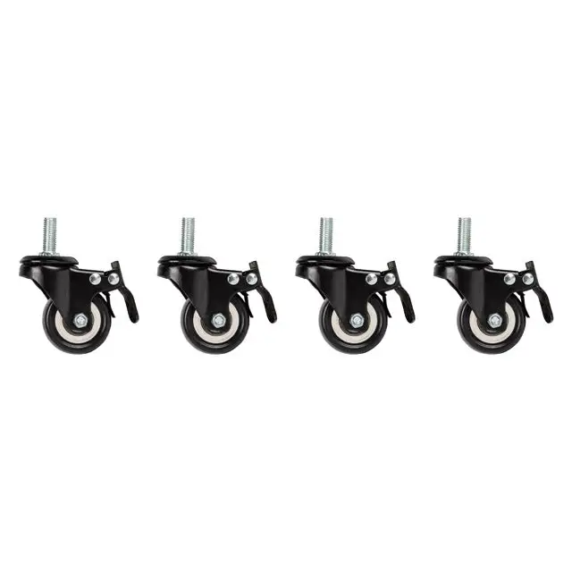 Lanberg castors x4 with thread and brake for wall mounting 19’’ cabinets - Аксесоари<<<LANBERG сървърни шкафове и