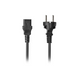 Lanberg CEE 7/7 -> IEC 320 C13 power cord 1.8m VDE Straight black - Захранващи<<<LANBERG