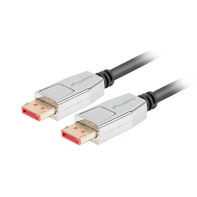 Lanberg display port cable M/M 20pin V1.4 8K 60Hz 1m black - Видео<<<LANBERG кабели<<<LANBERG<<<PolyComp&&&Кабели